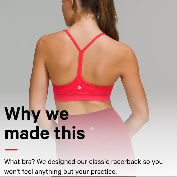 🧘🏽‍♀️NWOT LULULEMON Flow Y Nulu Bra - Size 8 - Picture 12 of 14